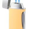 Visol DuoMatt Yellow Double Flame Cigar Lighter