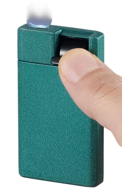 Visol Flatso Flat Flame Torch Lighter - Forest Green