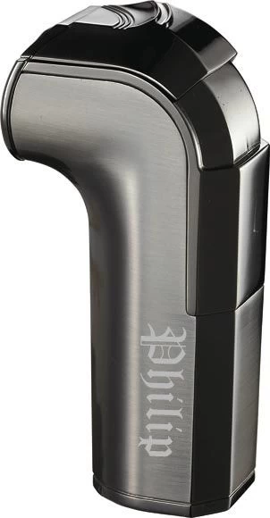 Visol Handle Triple Jet Flame Satin Gunmetal Cigar Lighter - Image 3