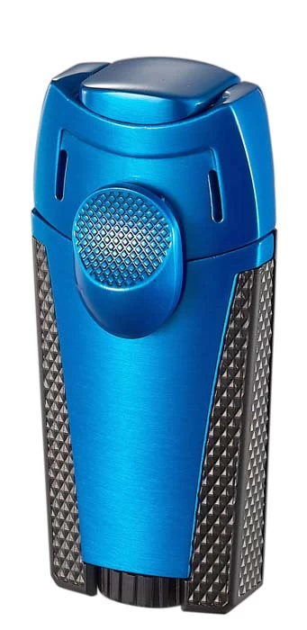 Visol Meru Dual Torch Cigar Lighter - Blue - Image 2
