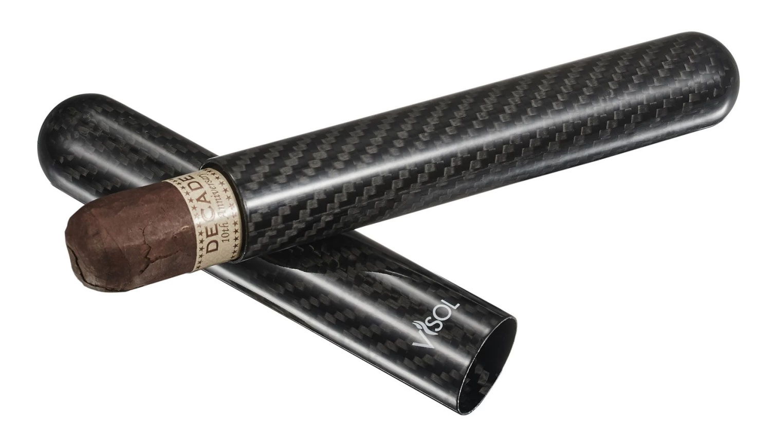 Visol Night II Carbon Fiber Single Cigar Tube - Image 2