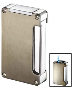 Visol Zidane Nickel Plated Personalized Cigar Lighter