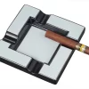 Visol Renner White & Gunmetal Ceramic Cigar Ashtray