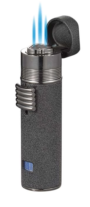 Visol Saddle Triple Torch Lighter -Black Matte - Image 4
