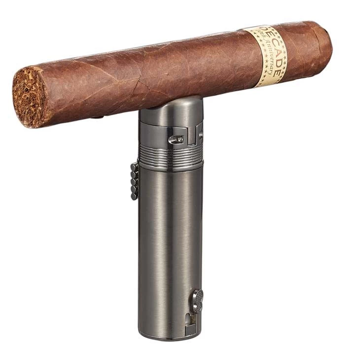 Visol Saddle Triple Torch Lighter -Gun Metal - Image 4