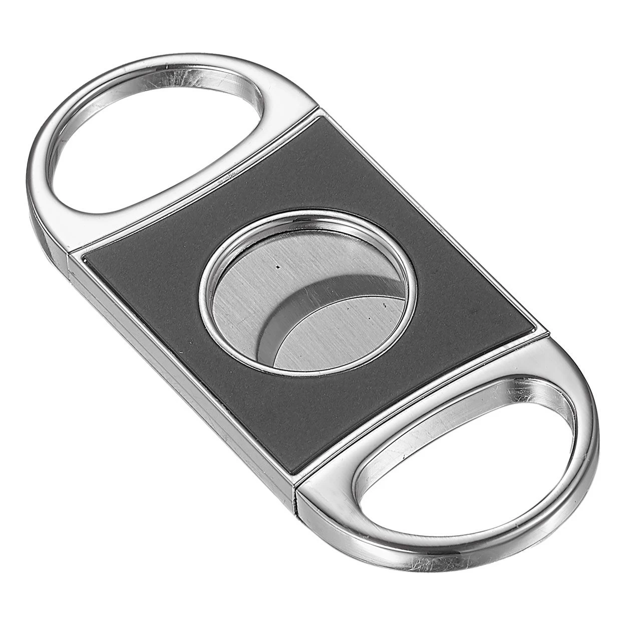 Visol Vincent Gunmetal Double Guillotine Cigar Cutter - Image 2