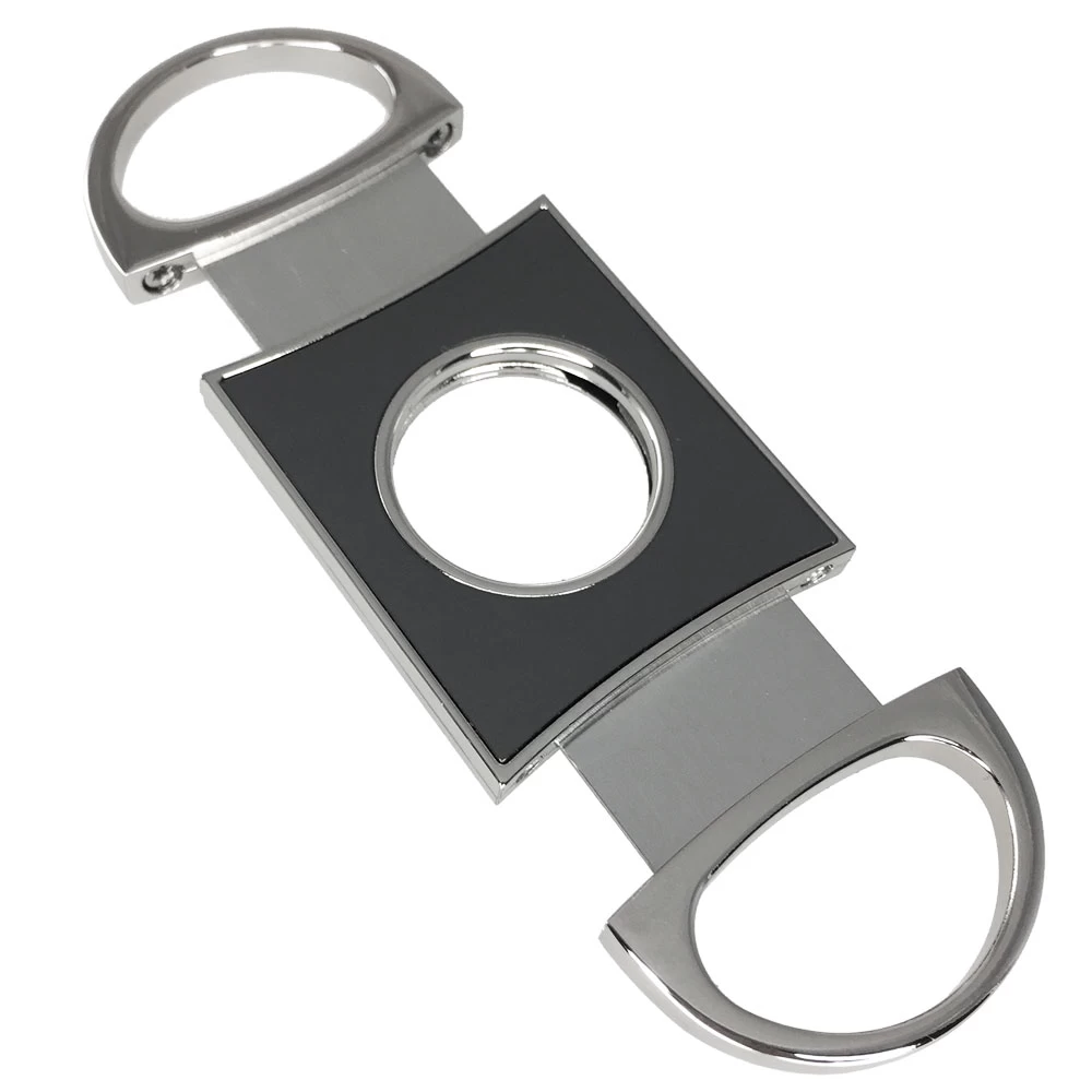 Visol Vincent Gunmetal Double Guillotine Cigar Cutter - Image 3