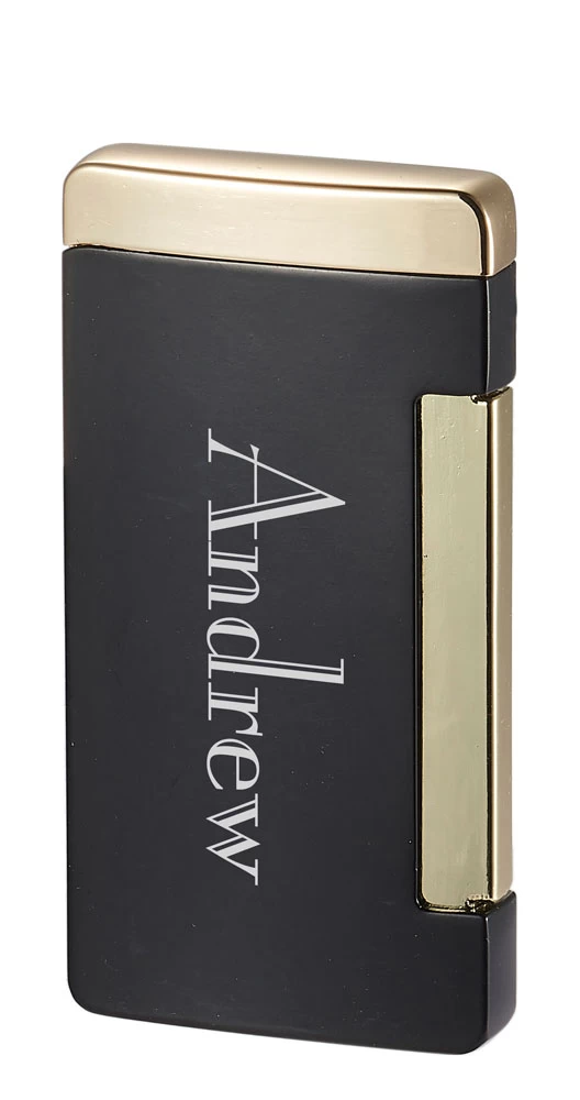 Visol Panther Single Flat Flame Ice Black Cigar Lighter