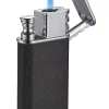 Visol Nutech Single Torch And Traditional Flame Lighter - Black Crackle
