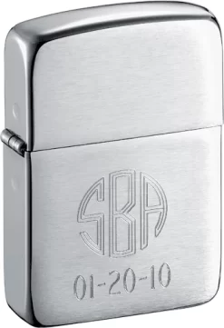 Zippo 1941Brushed Chrome Lighter Gift Kit - Ships By Ground Only