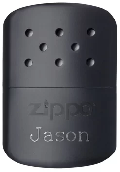 Zippo Black Matte Hand Warmer - Free Engraving