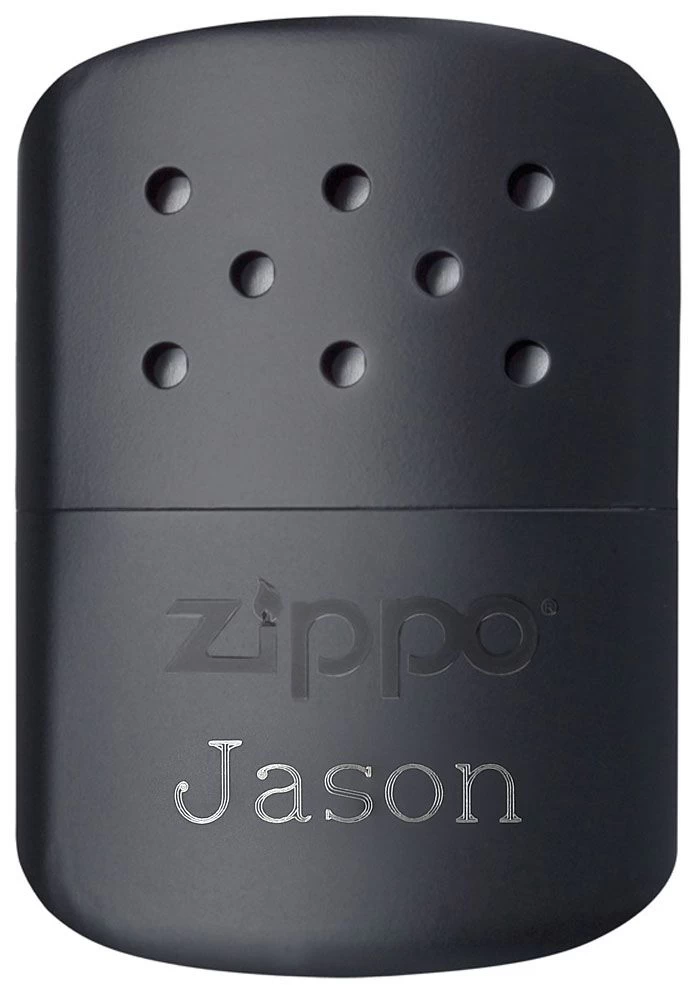 Zippo Black Matte Hand Warmer - Free Engraving