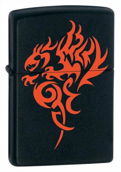 Zippo Dragon Black Matte Lighter