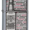 Zippo Jim Beam Bottle Emblem Street Chrome Lighter