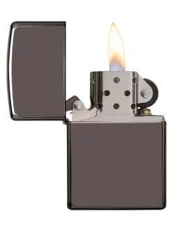 Zippo Lighter And Empty Single Torch Buante Insert Gift Set