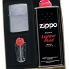Zippo Street Chrome Lighter Gift Kit - Ships By Ground Only