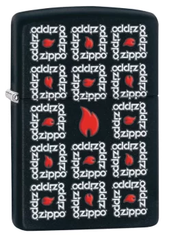 Zippo Zippo Surround Black Matte Windproof Lighter